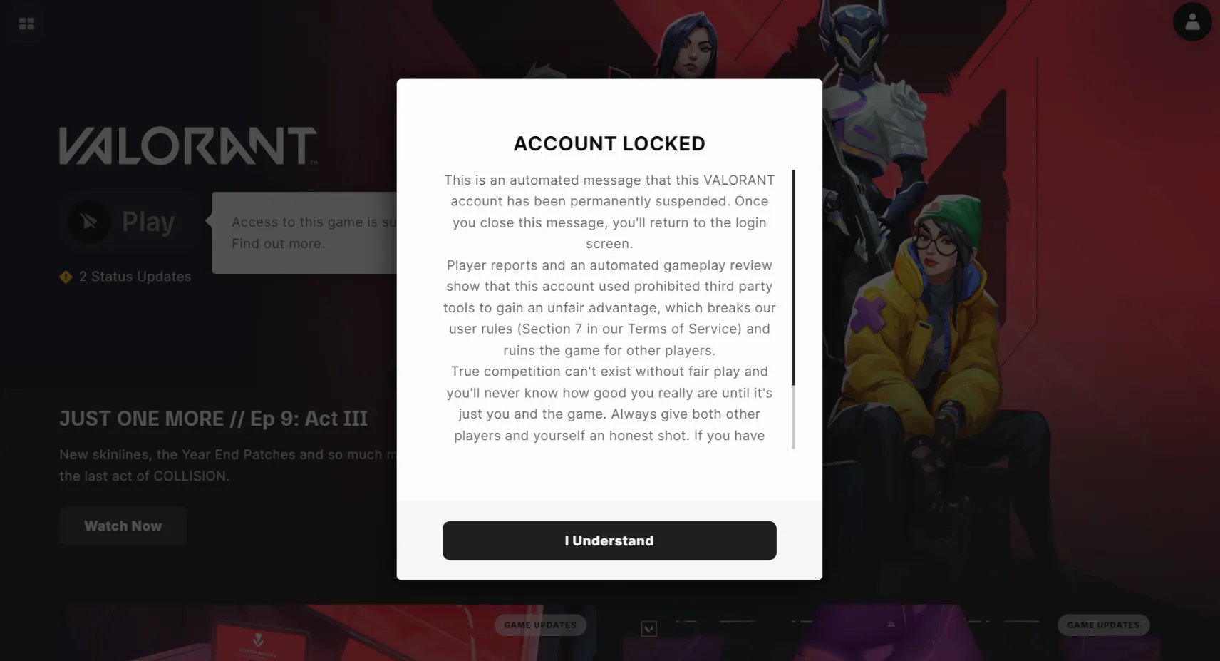 Account Sharing in Valorant